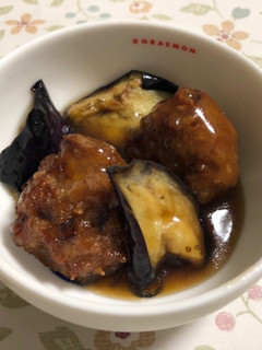 肉団子と揚げナスのあんかけ-レシピのメイン写真