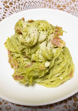 リュウジさんの冷製アボカドカルボそうめん-レシピのメイン写真
