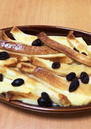 パンの耳でお手軽♬パンプティング-レシピのメイン写真