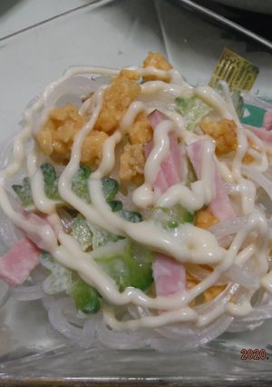 ゴーヤ入りマロニーサラダ-レシピのメイン写真