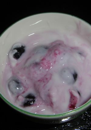 ひんやりブルーベリーヨーグルト-レシピのメイン写真