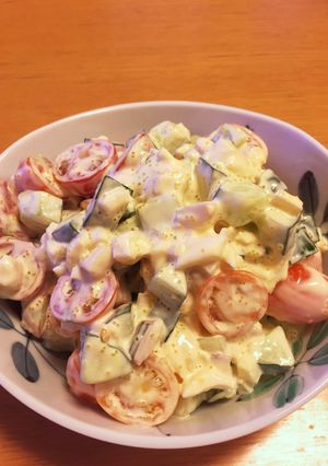 キュウリとミニトマトのシーサラダ和え-レシピのメイン写真
