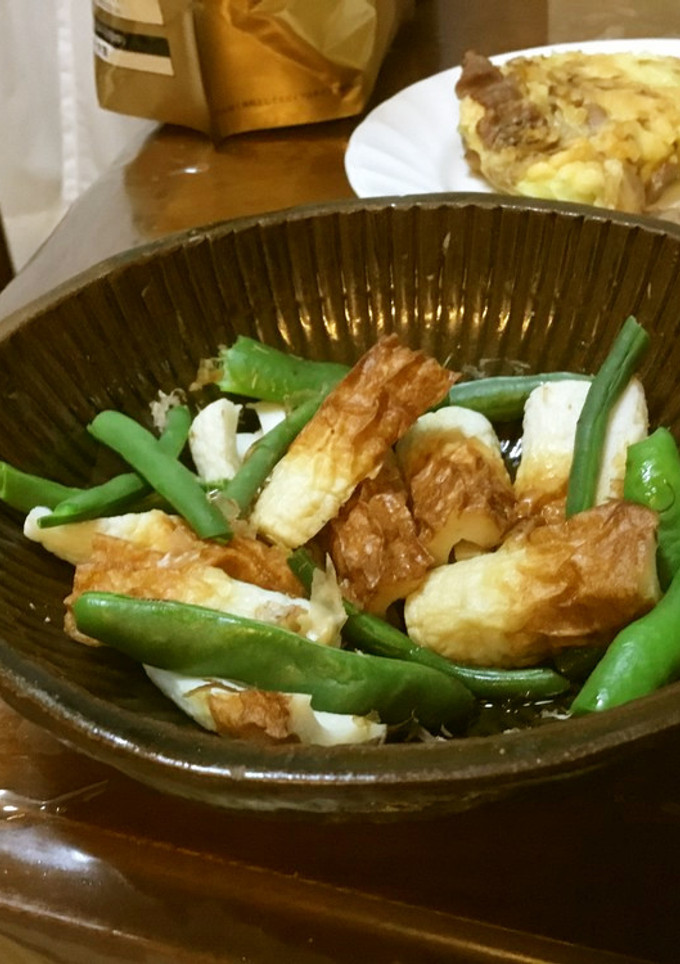いんげんとちくわのおかかあえ-レシピのメイン写真