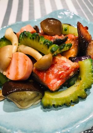 サバみりんと魚肉ソーセージの炒めもの-レシピのメイン写真
