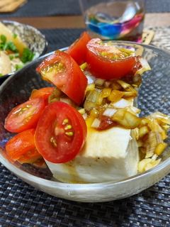 トマトとネギダレのさっぱり冷奴-レシピのメイン写真