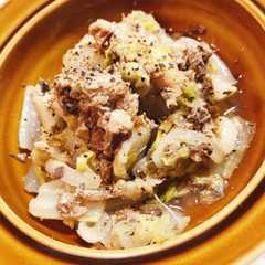 รูปของ 時短*シンプル*サバ缶と白菜の簡単レシピ
