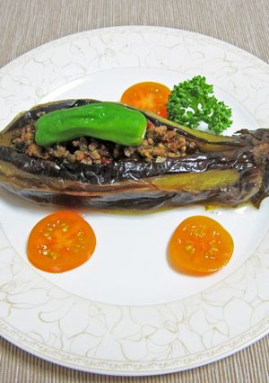 ナスの挽き肉乗せ（カルヌヤルク）-レシピのメイン写真