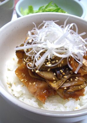 鶏と舞茸の照り煮丼-レシピのメイン写真