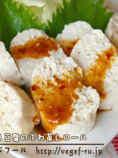 まぜてチン♪とり豆腐のふわ蒸しロール-レシピのメイン写真