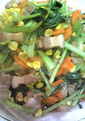 しょうゆ豚と野菜の炒め物-レシピのメイン写真