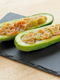 「わんぱく坊主」キュウリのカニあんかけ-レシピのメイン写真