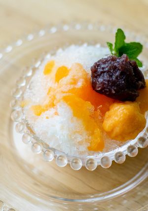にんじんかき氷-レシピのメイン写真