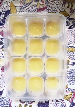 【離乳食初期】ブレンダーで桃ペースト-レシピのメイン写真