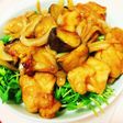 鶏モモとナスの甘ポン酢炒め