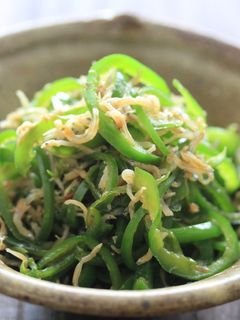 常備菜に♩ピーマンとじゃこの甘辛炒め-レシピのメイン写真