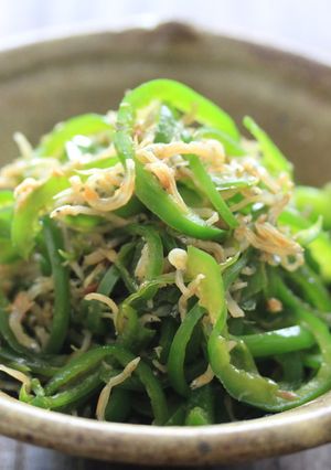 常備菜に♩ピーマンとじゃこの甘辛炒め-レシピのメイン写真