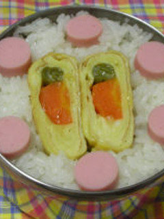 お弁当にちょっとカワイイ★玉子焼き★-レシピのメイン写真
