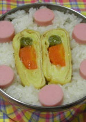 お弁当にちょっとカワイイ★玉子焼き★-レシピのメイン写真