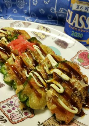 ピーマンのお好み焼き！-レシピのメイン写真