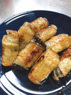ナスと大葉の肉巻き-レシピのメイン写真