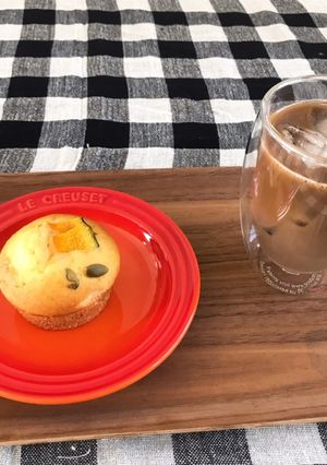 かぼちゃとホワイトチョコのマフィン-レシピのメイン写真