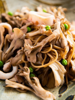 薬膳 まいたけとイカのパスタ-レシピのメイン写真