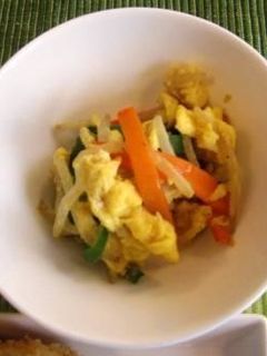 野菜の卵炒め(透析食)-レシピのメイン写真
