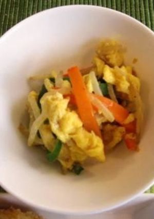 野菜の卵炒め（透析食）-レシピのメイン写真