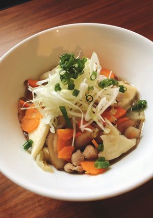 安心感のある味！せんべい汁蕎麦-レシピのメイン写真