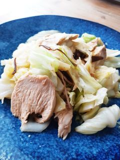キャベツとサラダチキンの中華炒め-レシピのメイン写真