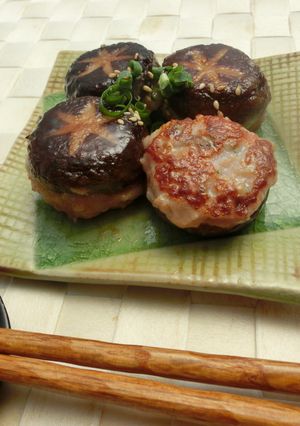 しいたけの鶏だんご詰め-レシピのメイン写真