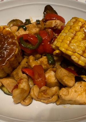 鳥むね肉と夏野菜ピリ辛炒め-レシピのメイン写真