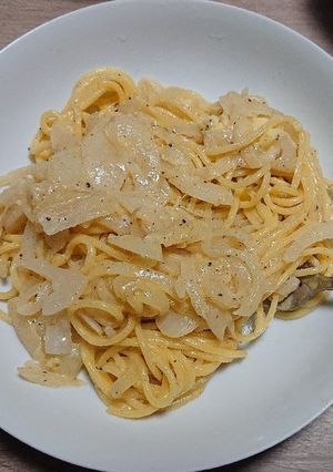 玉ねぎの濃厚チーズカルボナーラ-レシピのメイン写真