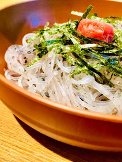 ずぼら私的夜食♡シソふりかけと○○春雨♡-レシピのメイン写真