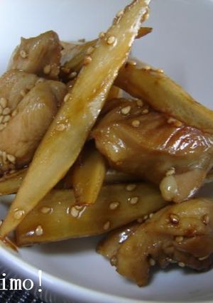 鶏と牛蒡の甘辛煮-レシピのメイン写真