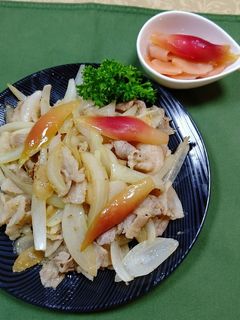 新生姜甘酢漬け豚のサッパリ炒め-レシピのメイン写真