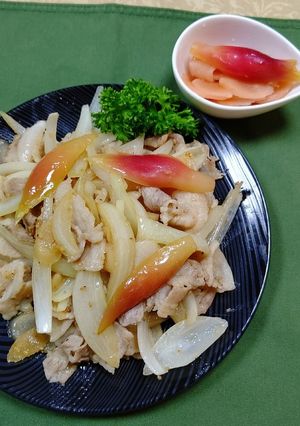 新生姜甘酢漬け豚のサッパリ炒め-レシピのメイン写真