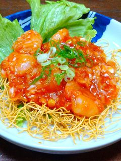 飯が進むエビチリ『海老のチリソース炒め』-レシピのメイン写真