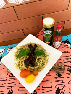 紫蘇とひまわりの種のジェノベーゼパスタ♡-レシピのメイン写真