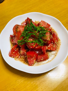 トマトの塩だれ和え-レシピのメイン写真