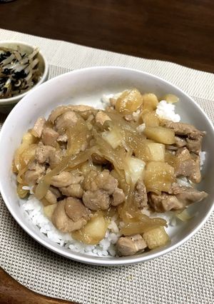 山芋鶏のホクホク丼-レシピのメイン写真