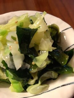 キャベツとワカメのナムル-レシピのメイン写真