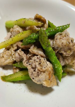 豚肉とアスパラ柚子胡椒・冷凍作り置き可-レシピのメイン写真