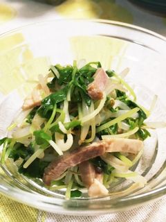 モヤシと豆苗のポン酢和え-レシピのメイン写真