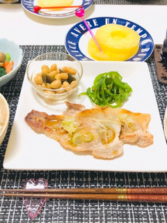 今日の夕飯は、ネギ塩だれ・中華スープ-レシピのメイン写真