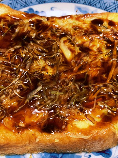 3分でお好み焼き風フレンチトースト-レシピのメイン写真