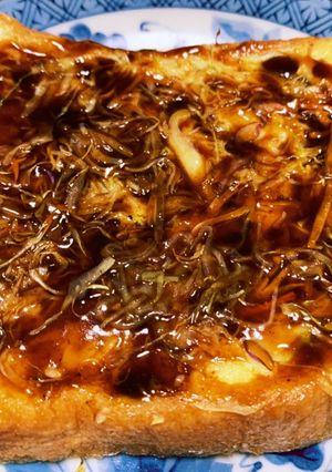 3分でお好み焼き風フレンチトースト-レシピのメイン写真