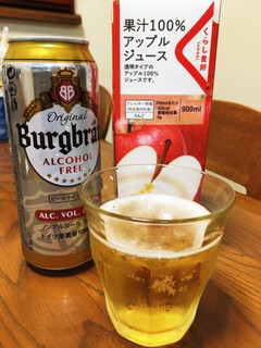 ノンアルコール シードル^_^気分-レシピのメイン写真
