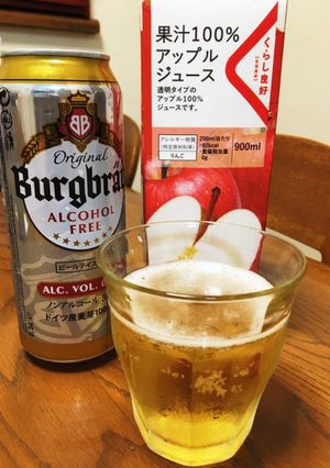 ノンアルコール　シードル^_^気分-レシピのメイン写真