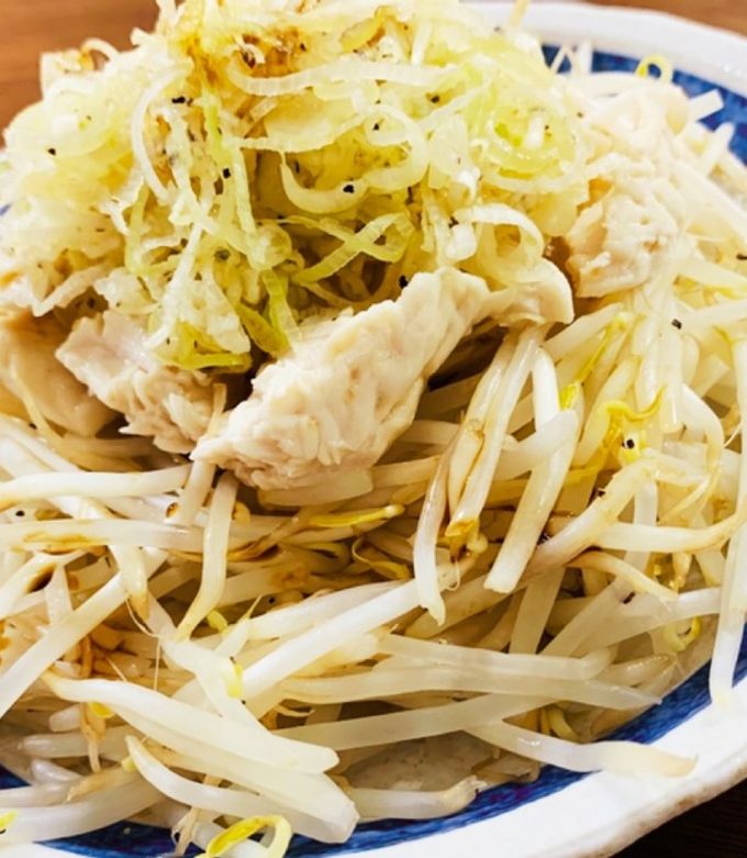 もやし満腹ダイエット！ネギ塩ささみサラダ by ららん♪レシピ